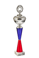 Кубок на мраморной подставке с крышкой , высота 46 см, чаша 10 см арт. 701-340-100 КС100