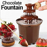 Шоколадный фонтан фондю Chocolate Fondue Fountain Mini / Фондюшница, фото 5