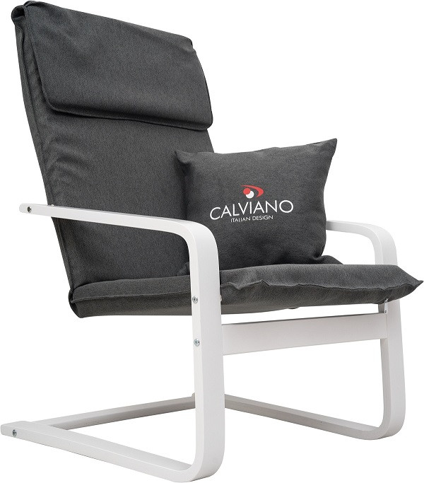 Кресло-качалка Calviano Soft 1 серое - фото 1 - id-p224516274