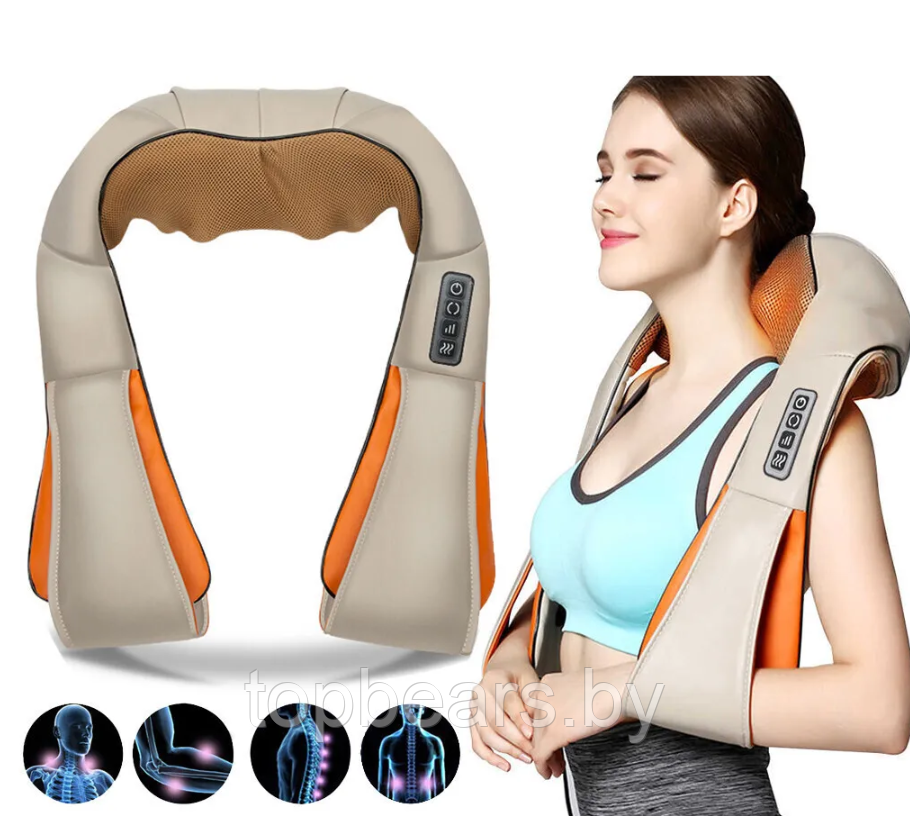 Массажер шейный инфракрасный Massager of Neck Kneading - фото 10 - id-p219502113