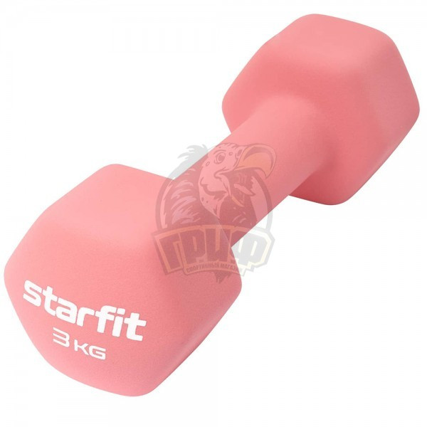 Гантели неопреновые Starfit 3.0 кг (пара) (арт. DB-201-3,0-CO) - фото 1 - id-p224515568