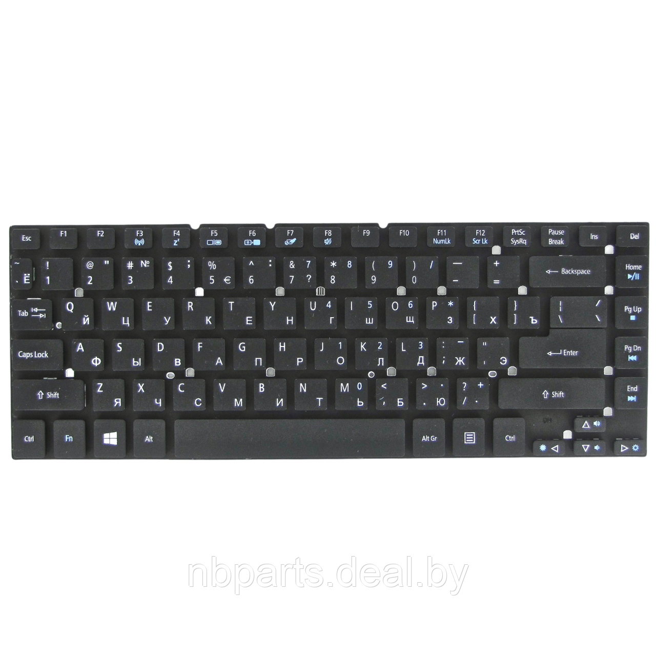 Клавиатура для ноутбука ACER Aspire 3830 4830 4755, чёрная, RU - фото 1 - id-p111776415