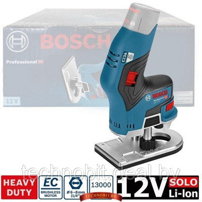 Аккумуляторный фрезер Bosch GKF 12V-8 Professional (0.601.6B0.002) Solo, без аккумуляторов - фото 1 - id-p224517861
