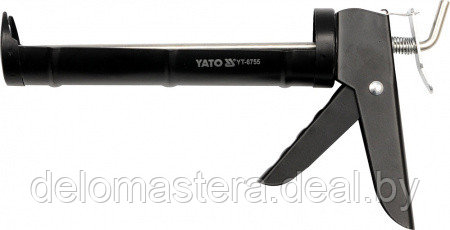 Пистолет для силикона полукорпусной 225мм (черный) "Yato" YT-6755 - фото 1 - id-p224518287
