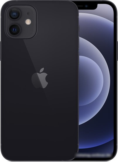 Смартфон Apple iPhone 12 128GB (черный) - фото 1 - id-p224521055