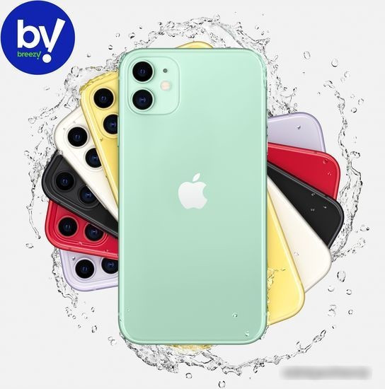 Смартфон Apple iPhone 11 128GB Воcстановленный by Breezy, грейд A (зеленый) - фото 4 - id-p224521070