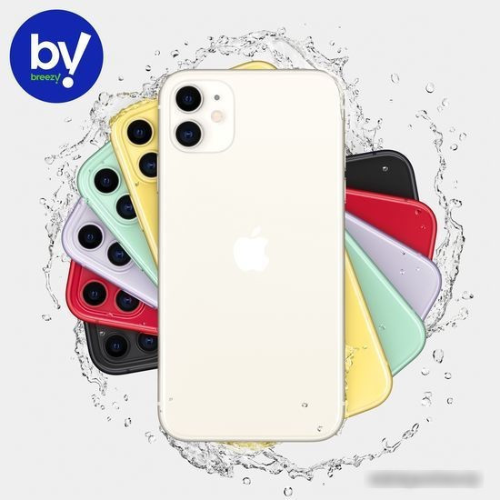 Смартфон Apple iPhone 11 128GB Воcстановленный by Breezy, грейд Q (белый) - фото 4 - id-p224521078