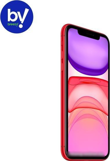 Смартфон Apple iPhone 11 64GB Воcстановленный by Breezy, грейд C (красный) - фото 2 - id-p224521114