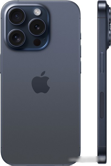 Смартфон Apple iPhone 15 Pro 512GB (синий титан) - фото 2 - id-p224521122