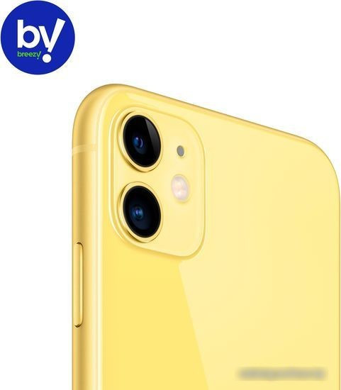 Смартфон Apple iPhone 11 128GB Воcстановленный by Breezy, грейд В (желтый) - фото 3 - id-p224521144