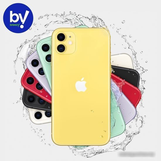 Смартфон Apple iPhone 11 128GB Воcстановленный by Breezy, грейд В (желтый) - фото 4 - id-p224521144