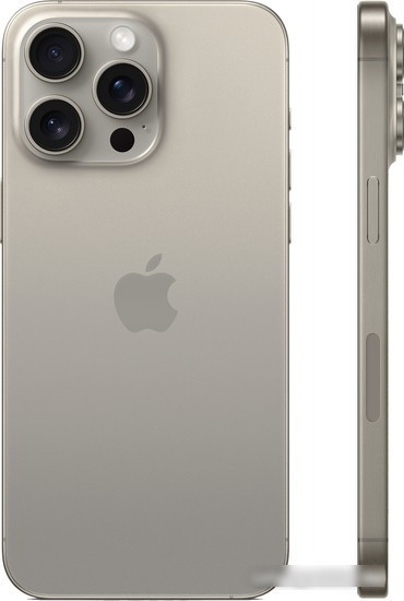 Смартфон Apple iPhone 15 Pro Max 512GB (природный титан) - фото 2 - id-p224521177