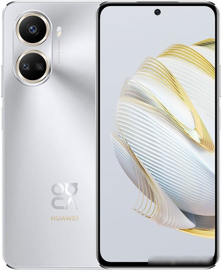 Смартфон Huawei nova 10 SE BNE-LX1 с NFC 8GB/128GB (мерцающий серебристый) - фото 1 - id-p224521257