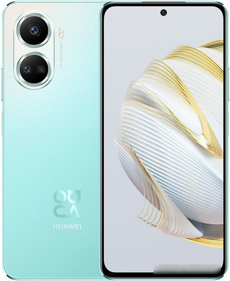 Смартфон Huawei nova 10 SE BNE-LX1 с NFC 8GB/128GB (мятный зеленый) - фото 1 - id-p224521258