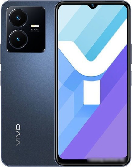 Смартфон Vivo Y22 4GB/64GB (звездный синий) - фото 1 - id-p224521287