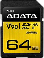 Карта памяти ADATA Premier ONE ASDX64GUII3CL10-C SDXC 64GB