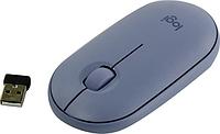 Манипулятор Logitech Pebble M350 Wireless Mouse Blue Gray (RTL) USB 3btn+Roll 910-005719