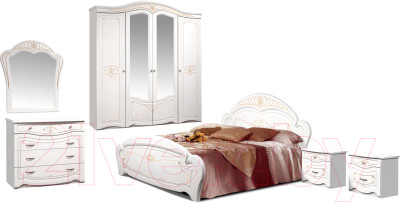 Комплект мебели для спальни ФорестДекоГрупп Луиза 4 - фото 1 - id-p224522417