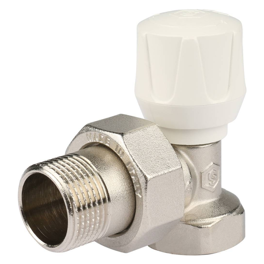 STOUT SVR 3/4" клапан ручной терморегулирующий, угловой - фото 1 - id-p224523628