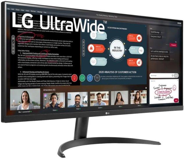 Монитор LG UltraWide 34WP500-B - фото 4 - id-p224524152