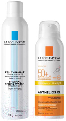 Набор косметики для лица La Roche-Posay Спрей солнцезащитный SPF50+ 200мл+Термальная вода 300мл - фото 1 - id-p224525491