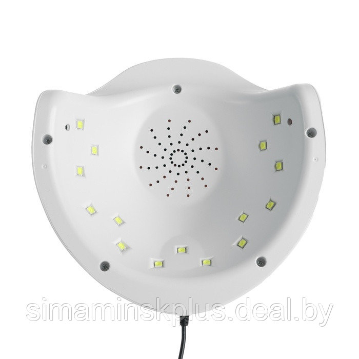 Лампа для гель-лака LuazON LUF-06, UV/LED, 36 Вт, 15 диодов, таймер 30/60/90 с, USB, белая - фото 5 - id-p224526158