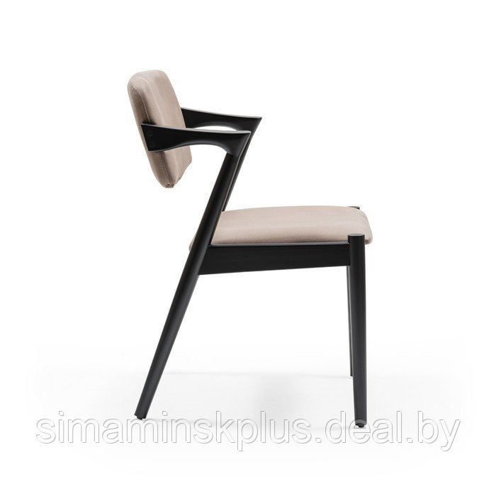 Кресло обеденное SOFT & COMFY, каркас бук, ткань полиэстер, цвет greige - фото 2 - id-p224526802