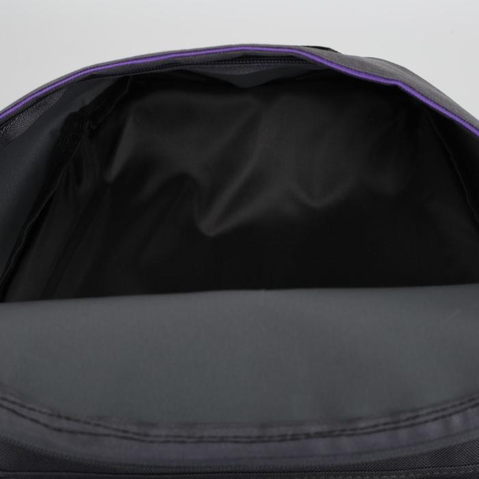 Рюкзак на молнии, наружный карман, цвет серый - фото 5 - id-p224527947
