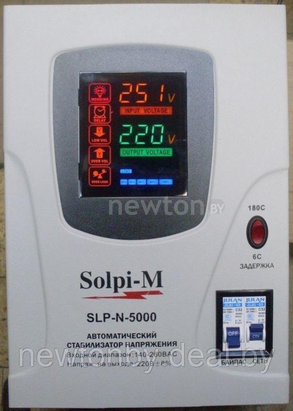 Стабилизатор напряжения Solpi-M SLP-N 5000ВА - фото 1 - id-p224529923