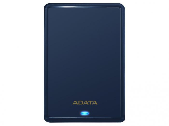 Жесткий диск A-Data HV620S Slim USB 3.1 1Tb Blue AHV620S-1TU31-CBL