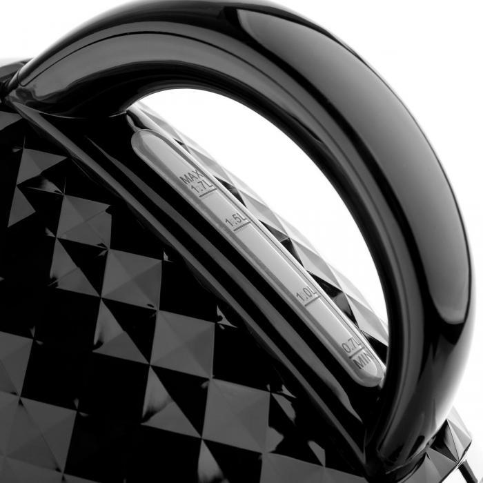 Электрический чайник керамический черный электрочайник керамика мощный бытовой из керамики BRAYER - фото 6 - id-p224426322