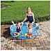 Пластиковый бассейн детский каркасный мобильный наливной для дачи сада детей улицы 122х25 Bestway 55028, фото 2