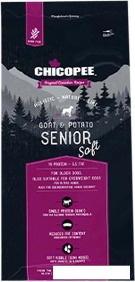 Сухой корм для собак Chicopee HNL Soft Senior Goat & Potato (коза с картофелем) 2 кг - фото 1 - id-p224443558