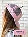 Кепка для девочки летняя с ушками розовая Бейсболка детская для подростка с сеточкой головной убор на лето, фото 6
