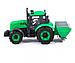 ПОЛЕСЬЕ Трактор "Прогресс" сельскохозяйственный инерционный (зелёный) (в лотке) 94179, фото 2