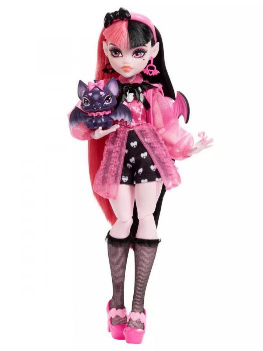 Кукла монстер хай Monster High оригинальная модная шарнирная Дракулаура оригинал коллекционная детская - фото 5 - id-p224444188