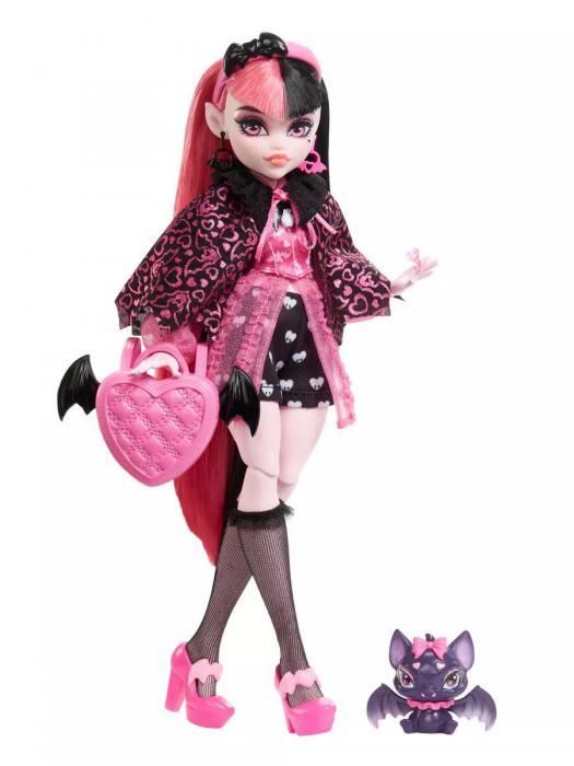 Кукла монстер хай Monster High оригинальная модная шарнирная Дракулаура оригинал коллекционная детская - фото 7 - id-p224444188