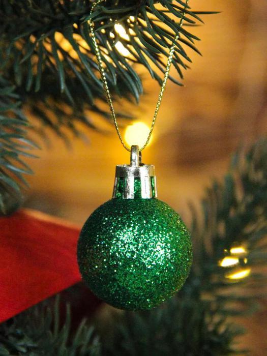 Елочные шары новогодние на елку зеленые Набор украшений игрушки пластиковые шарики 20 штук - фото 5 - id-p224444201