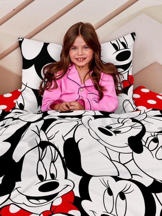 Постельное белье 1,5-спальное детское подростковое комплект для девочки Минни Маус Микки Маус Disney полуторка - фото 3 - id-p224444254