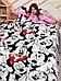 Постельное белье 1,5-спальное детское подростковое комплект для девочки Минни Маус Микки Маус Disney полуторка, фото 6