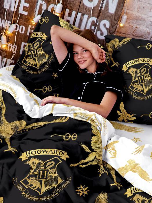Постельное белье 1,5-спальное детское подростковое комплект для подростков Гарри Поттер Harry Potter полуторка - фото 6 - id-p224444255