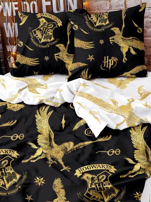 Постельное белье 1,5-спальное детское подростковое комплект для подростков Гарри Поттер Harry Potter полуторка - фото 10 - id-p224444255