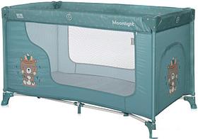 Манеж-кровать Lorelli Moonlight 1 2023 (арктический зеленый, индеец)
