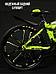 Велосипед для взрослых скоростной горный женский складной на литых дисках 26 дюймов спортивный желтый, фото 4