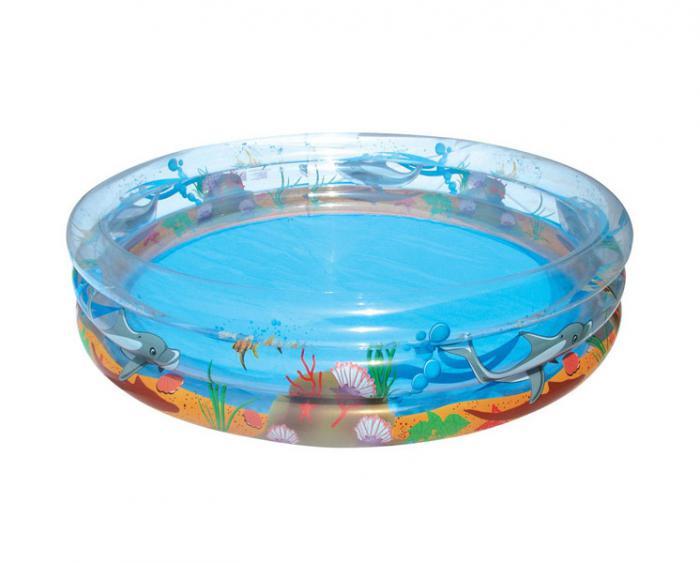 Детский круглый надувной мини бассейн для детей BestWay 51048B - фото 1 - id-p224494447