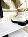 Вешалка напольная для одежды металлическая с обувницей полками в прихожую коридор Тумба под обувь белая, фото 10