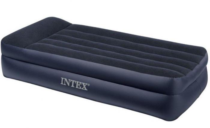 Надувной матрас для сна INTEX Квин 64124 двуспальный кровать со встроенным насосом - фото 1 - id-p224494485