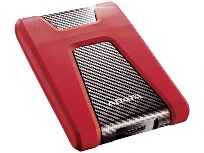 Жесткий диск A-Data DashDrive Durable HD650 1Tb USB 3.0 Red AHD650-1TU31-CRD - фото 1 - id-p224290469