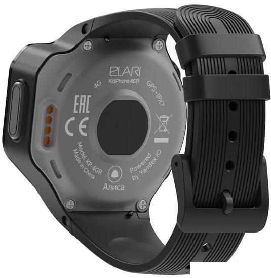 Умные часы Elari KidPhone 4GR (черный) - фото 3 - id-p224493128