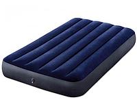 INTEX Матрас надувной CLASSIC DOWNY AIRBED FIBER-TECH 99x191x25 см .(в коробке) Арт. 64757